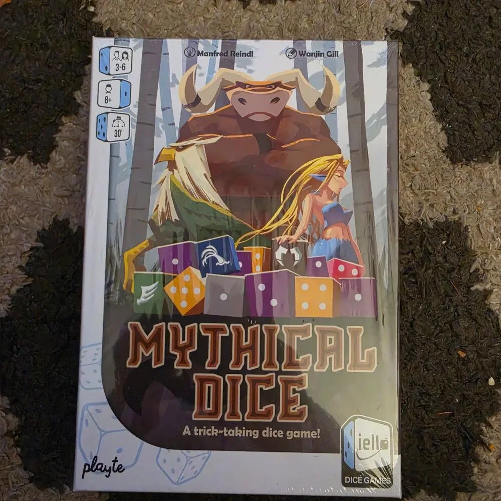 Mythical Dice (2016) Playte Iello Trick Taking Dice Game NIB
